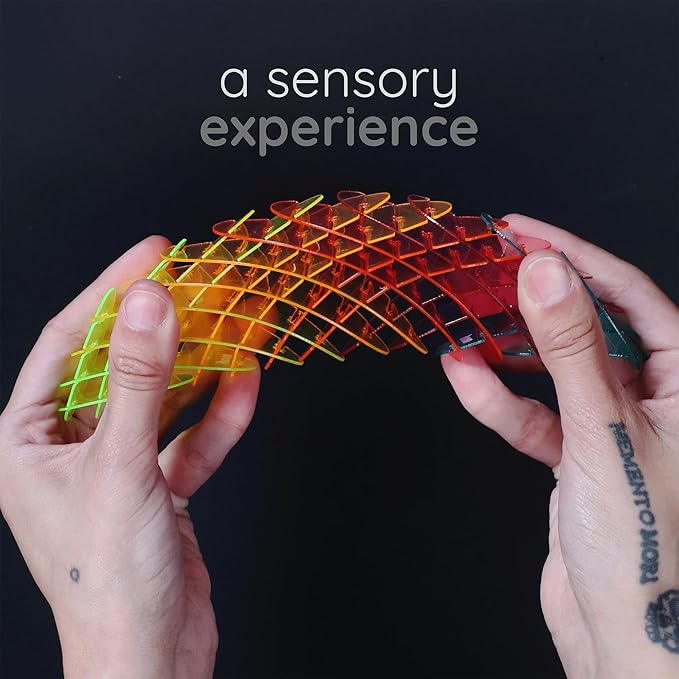 Morf Fidget Worm Toy - Flexible 3D Sensory Slug Figgy Toy for Kids, Teens, and Adults – Stretchy, Quiet, Stress and Anxiety Relief, Focus - For Play, School, Work Gifts, Great For Classroom and Office