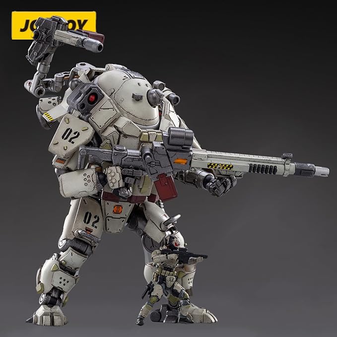 JOYTOY 1/25 Action Figures Iron Wrecker 02 Tactical Mecha Anime Figure Collection Modern Military Model Dark Source
