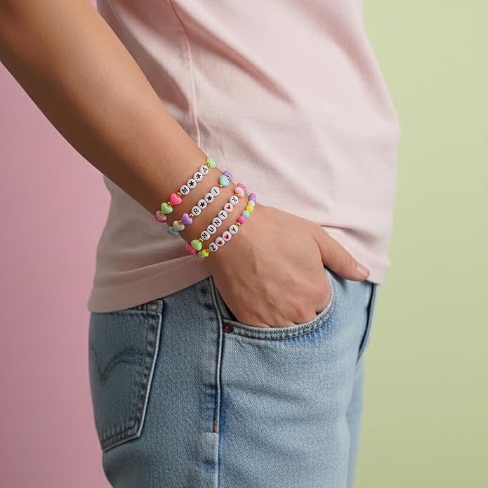 Beaded Bracelets Inspired by Korean Kpop Set, 4 Piece Stackable Stretch Friendship Set, Hunter Cosplay Costume Jewelry, Chrismas Birthday Gifts for Girls Women