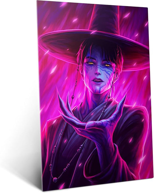 Displate Metal Poster KPop Demon Hunters - Netflix - Saja Boys - Mystic Neon Jinu - Huntrix Kpop Merch - Collectible Gift – Premium Decorations Wall Art Decor Gifts Movie Posters - 18.9x26.6 in