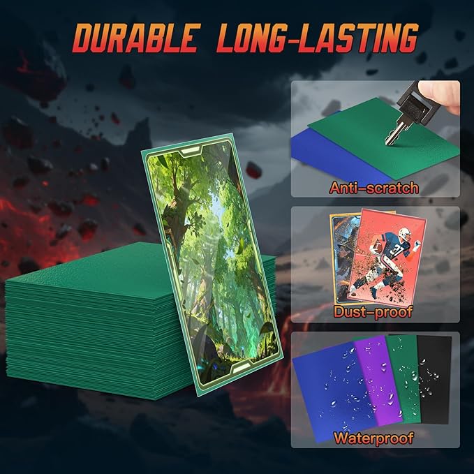 1200ct Matte Card Sleeves - Premium Card Protectors for Trading Cards, MTG, TCG,Magic, and Collectible Card Games - Soft Touch Finish for Smooth Shuffling and Handling