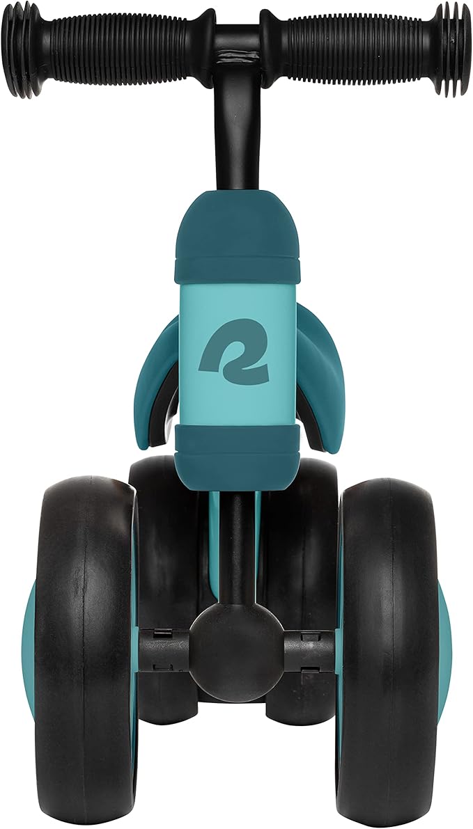 Retrospec Cricket Baby Walker Balance Bike with 4 Wheels for Ages 12-24 Months - Baby Toys & Toddler Toys for 1 Year Olds - Ride On Bicycle - Boys & Girls