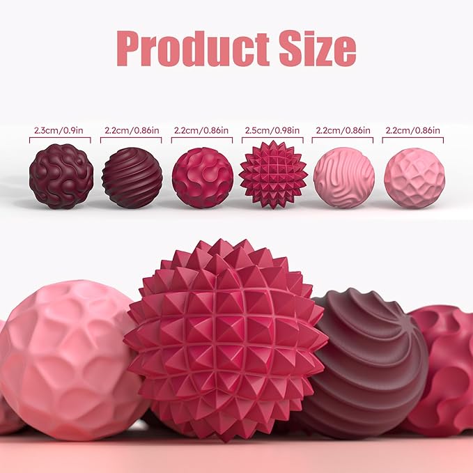 Magnetic Fidget Balls Toys, Silicone Sensory Stress Relief Toy for Adults,Teens with Autism, Anxiety, ADHD, Fidget Magnets & Magnetic Toy Fun Gift