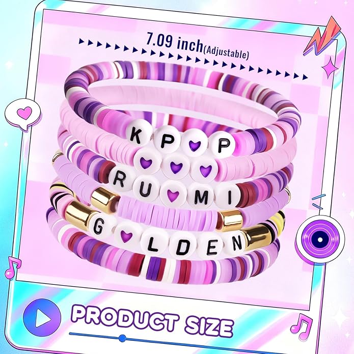 Korea-pop Bracelet for Women, Korea-Pop Bracelet Jewelry Birthday Gift for Fans, Christmas Gifts Cosplay Outfits Decor