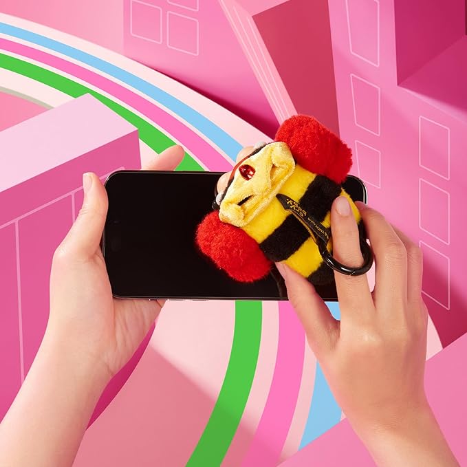 POP MART Crybaby × Powerpuff Girls Series-Vinyl Face Plush Blind Box, 6PCs Crybaby Blind Box Figures, Random Design Action Figures Collectible Toys Home Decorations, Whole Set