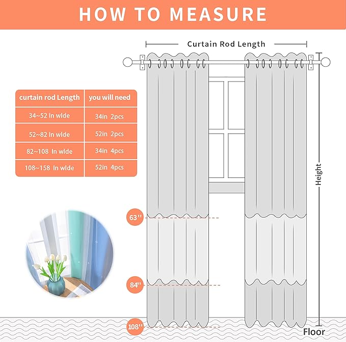 XiDi Blue Green Grey Blackout Curtains for Girls Bedroom 54 Inch Length 2 Panels Rainbow Kids Grommet Window Drapes for Nursery Living Room Decro Princess Unicorn Wall Decals 34 Inches Wide