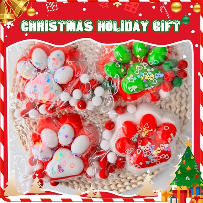 Cat Paw Squeeze Toys, 2026 New Cat Paw Fidget Toy, Soft Cat Paw Sensory Toy for Desk, Cute Cat Paw Squishy for Stress Relief (Style-F)