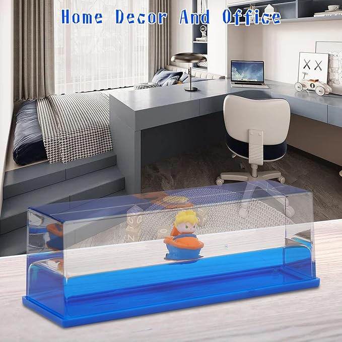 Anime Figure Merch Unsinkable Ship Model Boat in a Bottle Box，Non Sinking Acrylic Cruise Ship Fluid Drift Bottle Desk for Decor Ornament Fans Gifts (C)