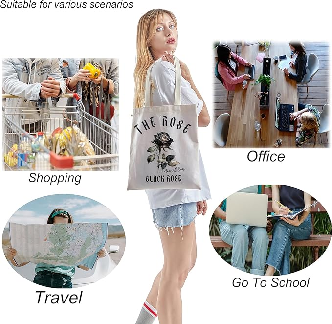 TSOTMO Kpop Band Merch Tote Bag - Kpop Music Lovers & Fans Gift - Boy Band Support & World Tour Gift