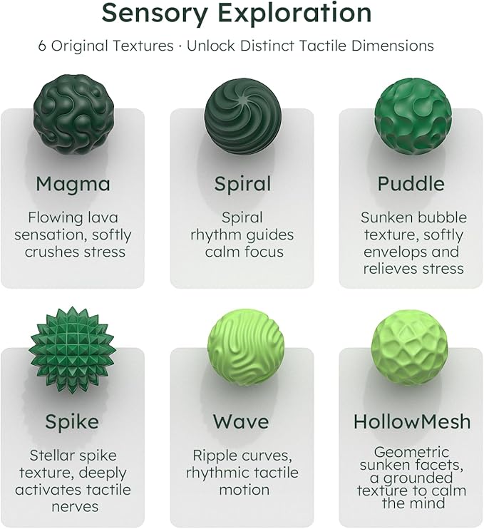 Magnetic Fidget Balls Toys, Silicone Sensory Stress Relief Toy for Adults,Teens with Autism, Anxiety, ADHD, Fidget Magnets & Magnetic Toy Fun Gift