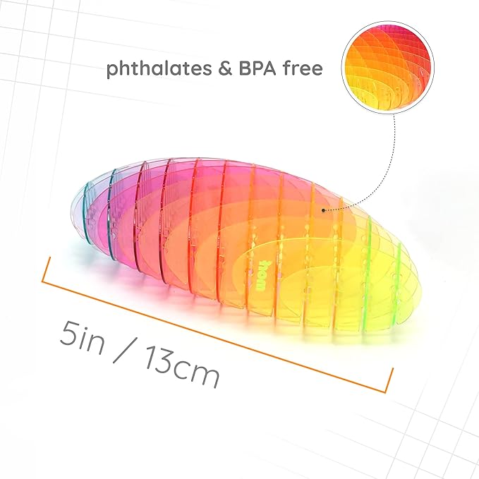 Morf Fidget Worm Toy - Flexible 3D Sensory Slug Figgy Toy for Kids, Teens, and Adults – Stretchy, Quiet, Stress and Anxiety Relief, Focus - For Play, School, Work Gifts, Great For Classroom and Office