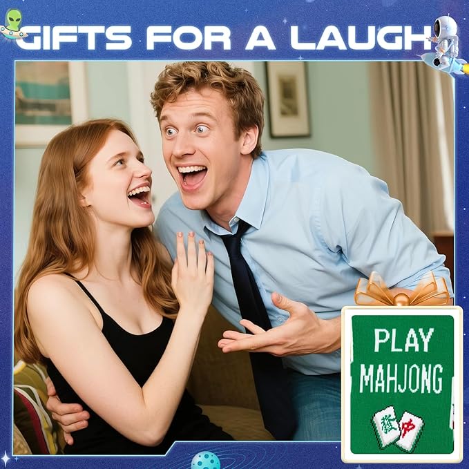 Zmart Gifts for Kpop Lovers - Anime Mahjong Broadway Musical Theater Gaming Socks