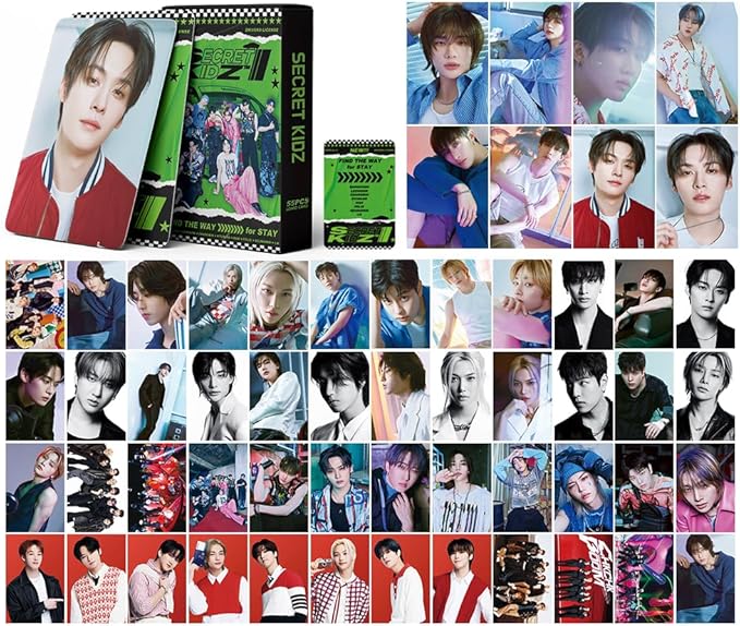 6 PACK/330PCS Skz Photocards Set Stay Lomo Card Set Merch Stray Fans Gifts