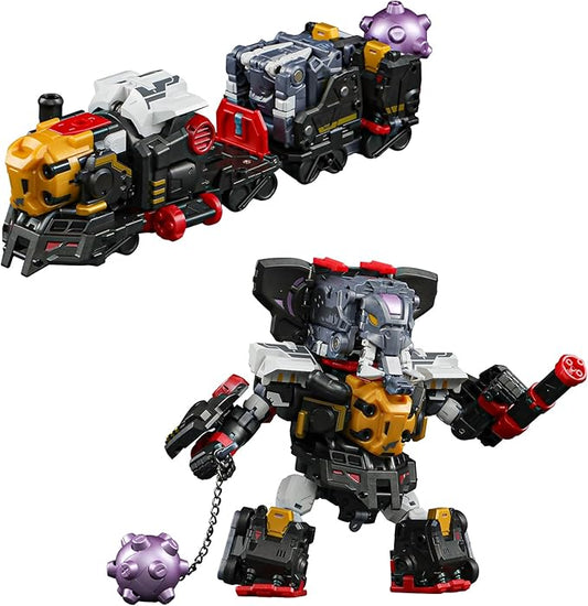 BEASTBOX MECHABEAST BMM-01 PSYCHOTRAIN Deformation Toys Action Figure, Transforming Mecha Elephant & Train, for Boys & Collectors, Ages 8+