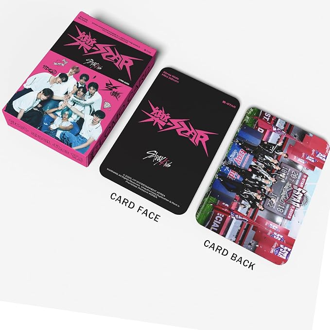 KPOPBTS Stray Kids New Album 樂 Star Photocards Gift for SKZ Fans KPOP Lomo Cards Set Merchandise