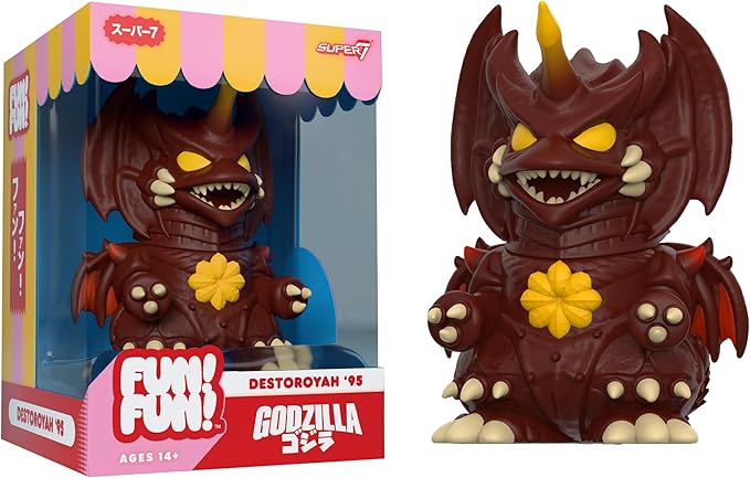 Super7 Fun! Fun! Toho Godzilla Destoroyah '95 Vinyl Figure - 5" Toho Godzilla Action Figure - Classic Movie Collectibles and Retro Toys