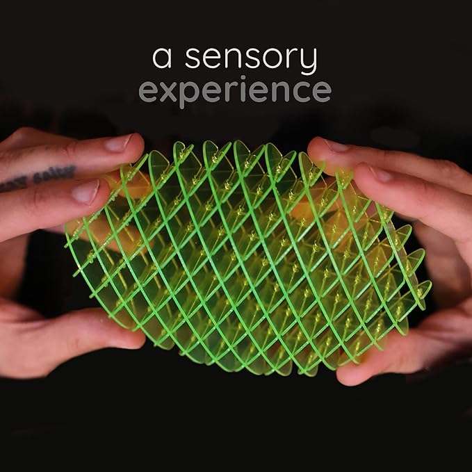 Morf Fidget Worm Toy - Flexible 3D Sensory Slug Figgy Toy for Kids, Teens, and Adults – Stretchy, Quiet, Stress and Anxiety Relief, Focus - For Play, School, Work Gifts, Great For Classroom and Office