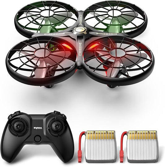 SYMA Drone for Kids 8-12 with Automatic Obstacle Avoidance, 20 Mins Flight Time(2 Batteries), One-Key 360°Flips and Altitude Hold, Safe Indoor Flying Toys for Boys and Girls