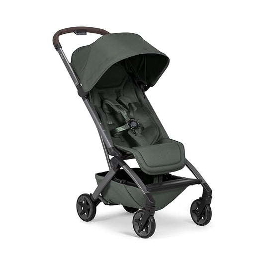 Joolz Aer2 Lightweight Travel Stroller for Baby & Toddler – Ultra-Compact One-Hand Foldable Stroller, Reclining Seat, UPF 50+ Canopy, Adjustable Leg Rest, Carry-On & Airplane Approved (Forest Green)