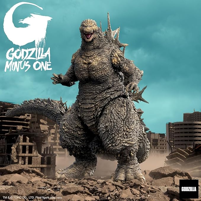 Super7 ULTIMATES! Toho Godzilla Minus One Figure - 8" Toho Godzilla Action Figure Kaiju - Classic Movie Monster Fans Collectibles & Retro Toys - Movie Model for Collectors & Display Figurine
