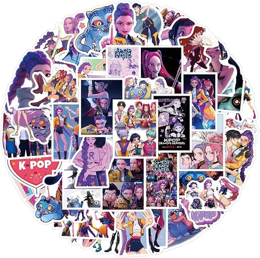 110PCS Huntrix & Saja Boys Stickers, Waterproof Vinyl Decals for Laptop, Water Bottle, Phone Case, Kids Toys Collection, Party Favors and Gifts