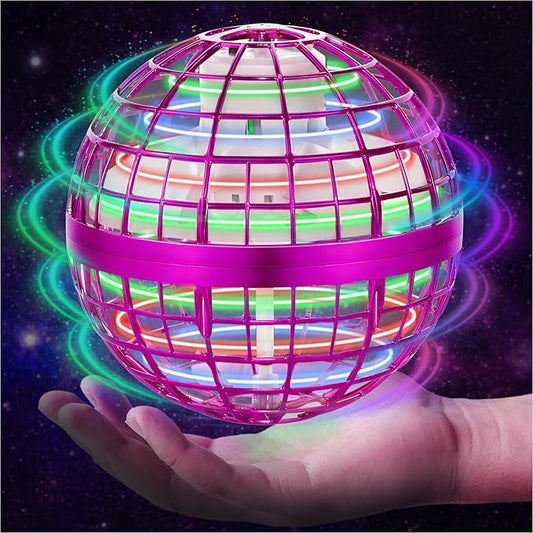 OFUN Flying Orb Ball Toys 2025 - Hover Ball Cosmic Globe Boomerang, Hand Controlled Drone Orbit, Cool Spinning Outdoor Toys Gifts for 6 7 8 9 10+ Year Old Boys Girls Teens Adults