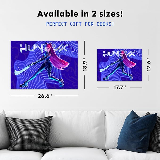 Displate Metal Poster KPop Demon Hunters (2025) - Mira KPop Hunter's Glow - Huntrix Kpop Merch - Collectible Gift - Premium Decorations Wall Art Decor Gifts Movie Posters - 18.9x26.6 in