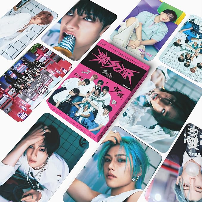 KPOPBTS Stray Kids New Album 樂 Star Photocards Gift for SKZ Fans KPOP Lomo Cards Set Merchandise