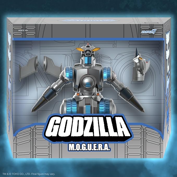 Super7 ULTIMATES! Toho HeiSei M.O.G.U.E.R.A. - 8" Toho Godzilla Action Figure with Accessories Classic Movie Collectibles and Retro Toys