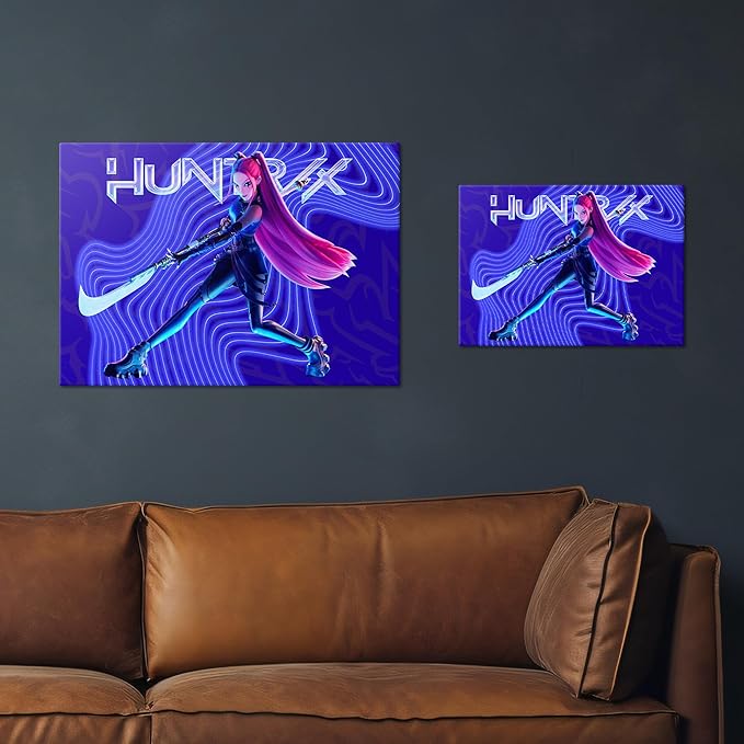 Displate Metal Poster KPop Demon Hunters (2025) - Mira KPop Hunter's Glow - Huntrix Kpop Merch - Collectible Gift - Premium Decorations Wall Art Decor Gifts Movie Posters - 18.9x26.6 in