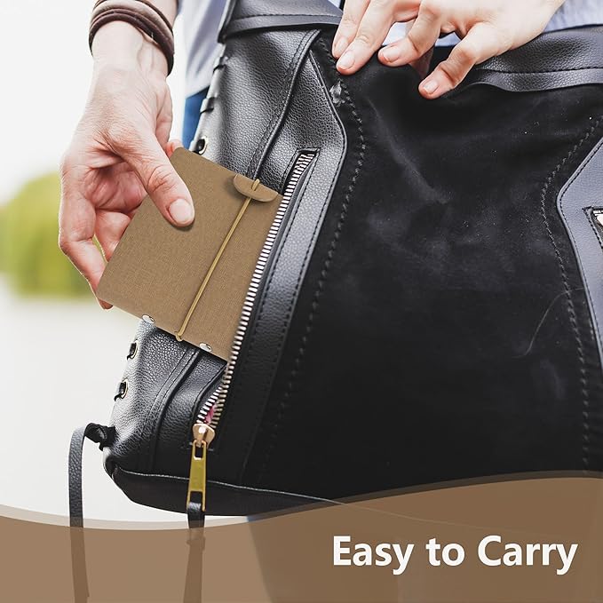 Vienrose 80 Pockets Mini Polaroid Photo Album 2x3 Inch Pictrue Book, 3 Ring Kpop Photocard Binder for Fujifilm Instax Mini 12 11 9 8 7s 25 26 40 50s 90 Evo Z2300 and Zip Printer, Light Brown 2 Pack