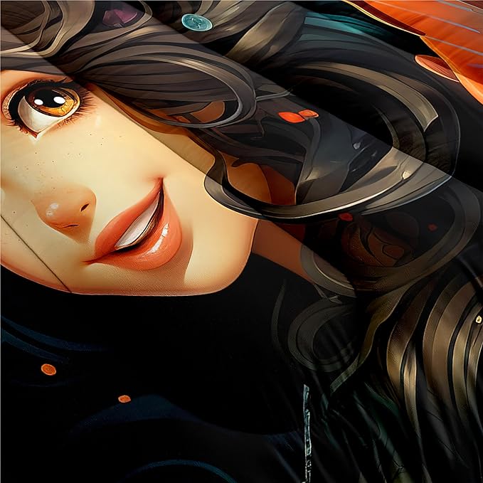 Girls Comforter Set - Pretty Princess Bedding - Princess Comforter Set Queen Size Comforter Set for Girls Kids Comforter Sets Gifts for Girls Bedroom Decor, 1 Comforter + 2 Pillowcases