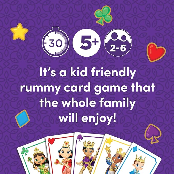 Five Crowns Jr Card Games for Kids – Family Games Night, Card Games for Families, Multi-Player, Screen Free, Travel Games, Playing Cards, Family Activities