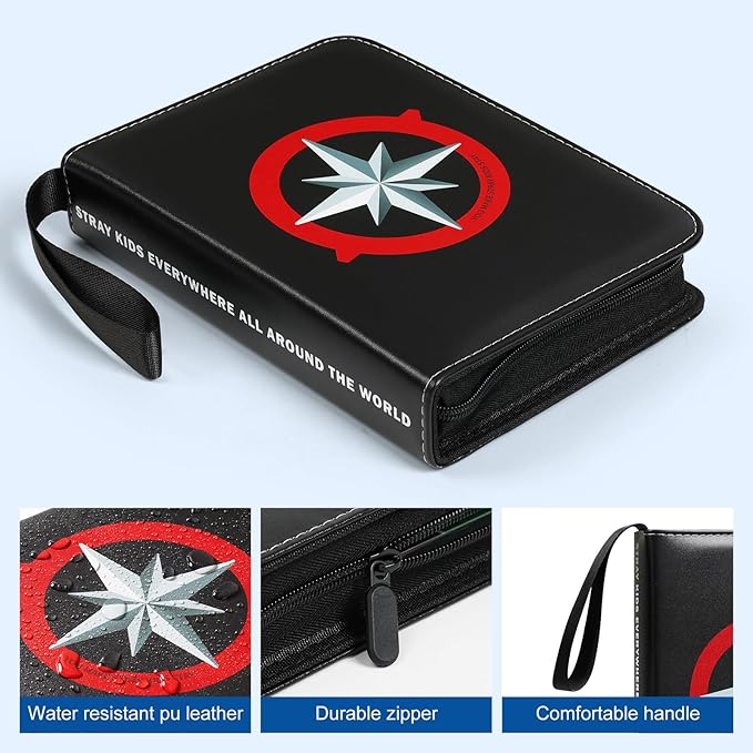 Stray Photocards Binder 400 Pockets, Skz Album Photo Card Holder Merch for Stay Fans Gifts