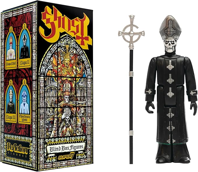 Super7 Ghost Blind Box Flat - (12 Pack) 3.75" Ghost Action Figures Heavy Metal Collectibles and Retro Toys