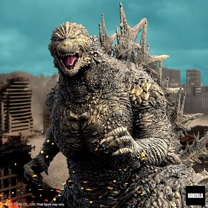 Super7 ULTIMATES! Toho Godzilla Minus One Figure - 8" Toho Godzilla Action Figure Kaiju - Classic Movie Monster Fans Collectibles & Retro Toys - Movie Model for Collectors & Display Figurine