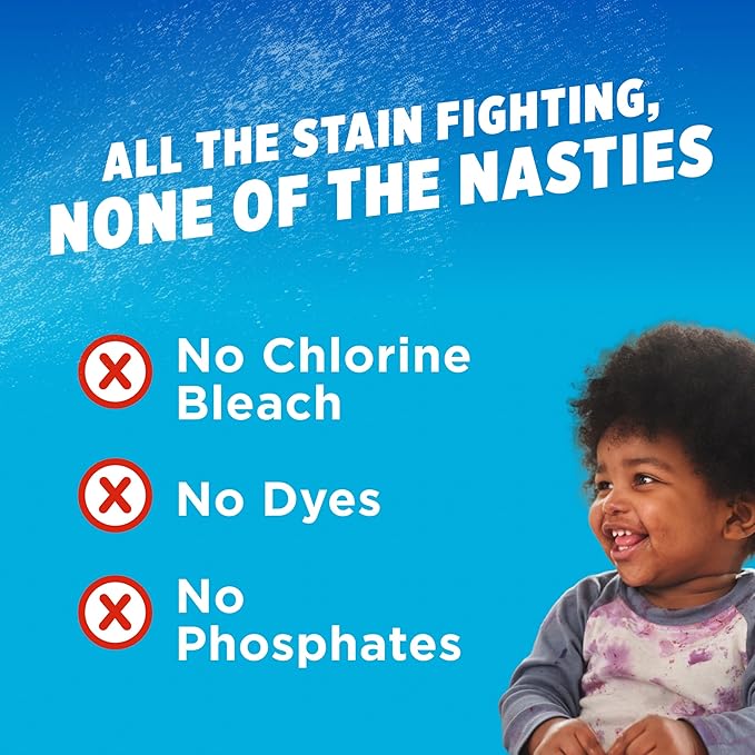 OxiClean Max Force Laundry Stain Remover Spray, Newborn & Baby Essentials, Stain Treater, 12 fl oz, 3-Pack