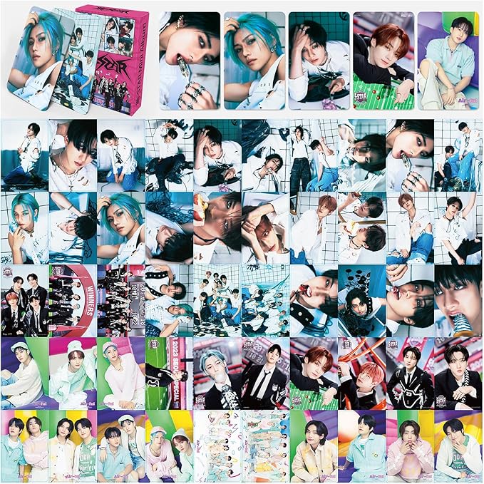KPOPBTS Stray Kids New Album 樂 Star Photocards Gift for SKZ Fans KPOP Lomo Cards Set Merchandise
