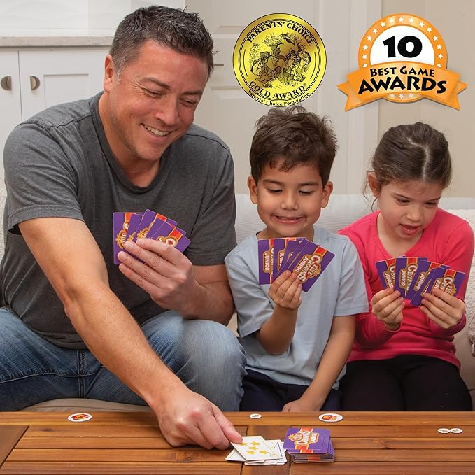 Five Crowns Jr Card Games for Kids – Family Games Night, Card Games for Families, Multi-Player, Screen Free, Travel Games, Playing Cards, Family Activities