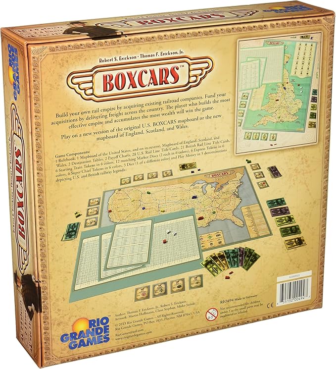 Boxcars Board Game